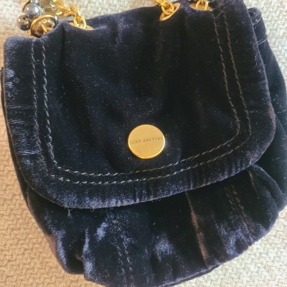 Blue Velvet Mini Cross body Bag - Picture 2 of 6